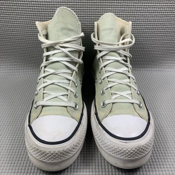 Converse Chuck Lift Platform Light Green White Womens Shoes A03541C Size 6.5 main image 4